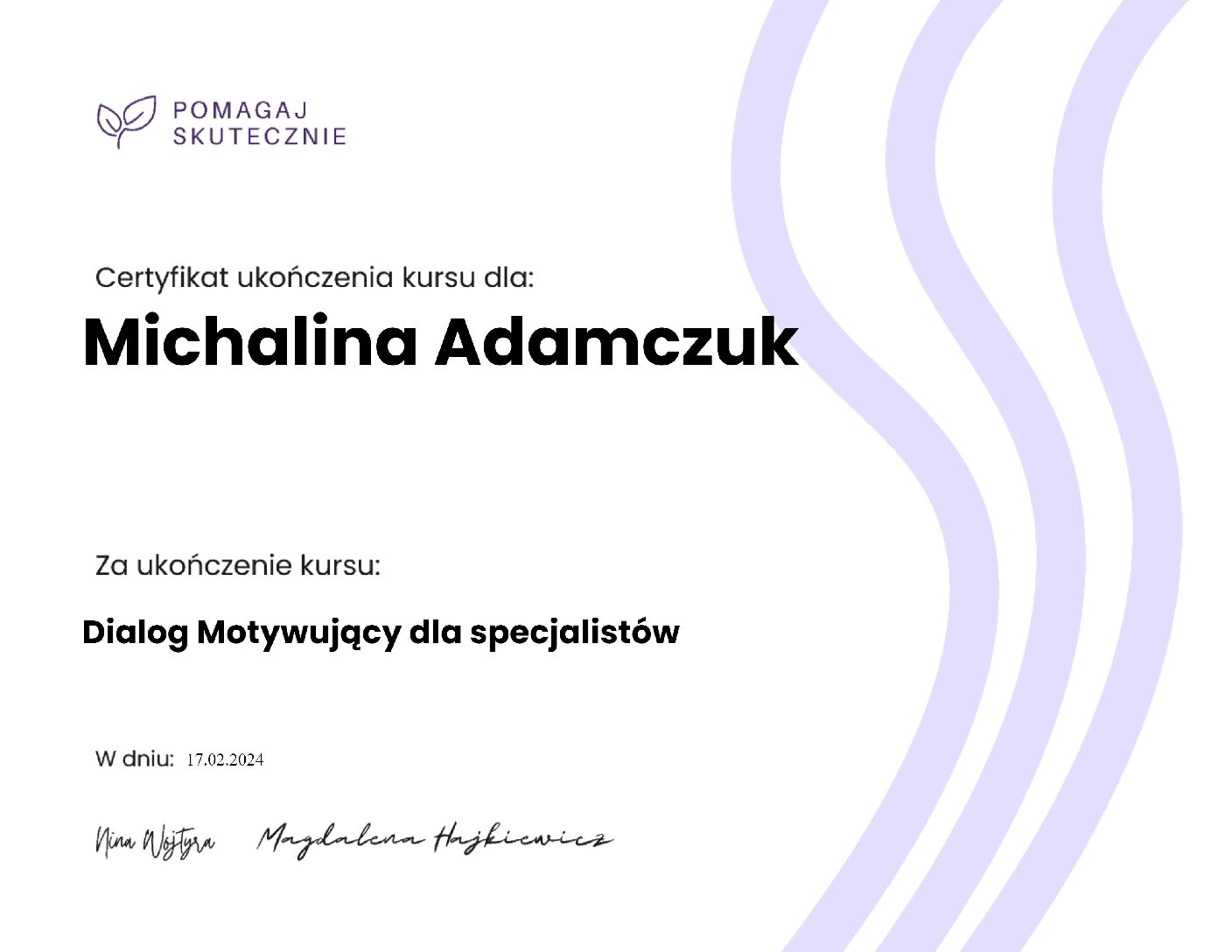 Dialog Motywujący